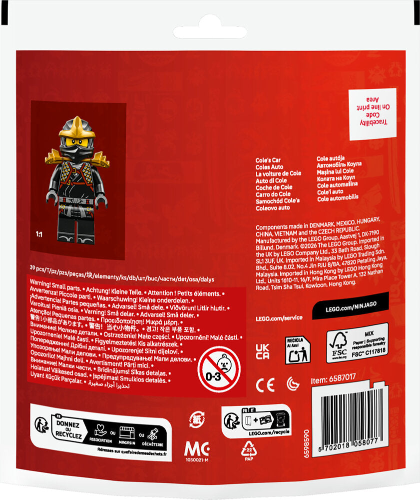 30723 LEGO Ninjago Coles ninjabil