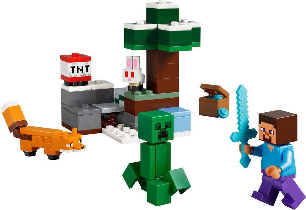 D2 21583 LEGO Minecraft Steves tajga-eventyr