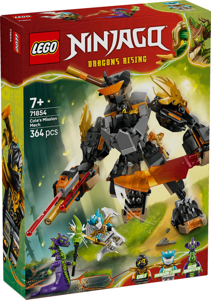 71854 LEGO Ninjago Coles missions-mech og drage-Zane