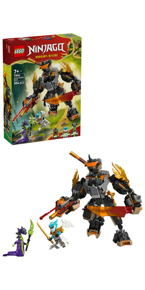 71854 LEGO Ninjago Coles missions-mech og drage-Zane