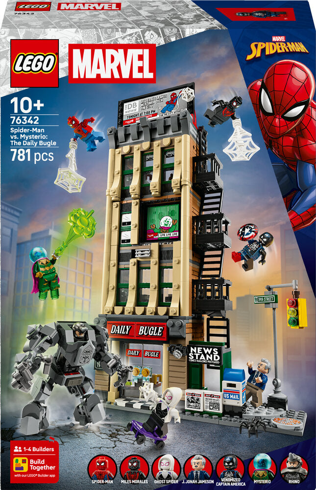 76342 LEGO Super Heroes Marvel Spider-Man mod Mysterio: Daily Bugle