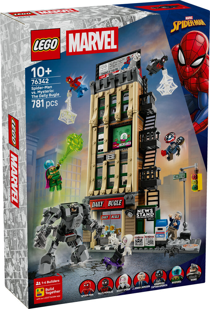 76342 LEGO Super Heroes Marvel Spider-Man mod Mysterio: Daily Bugle