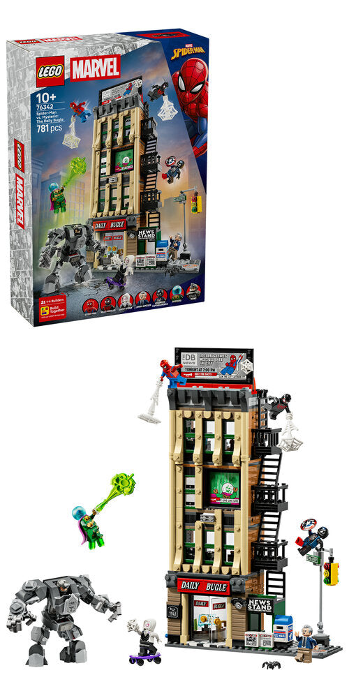 76342 LEGO Super Heroes Marvel Spider-Man mod Mysterio: Daily Bugle