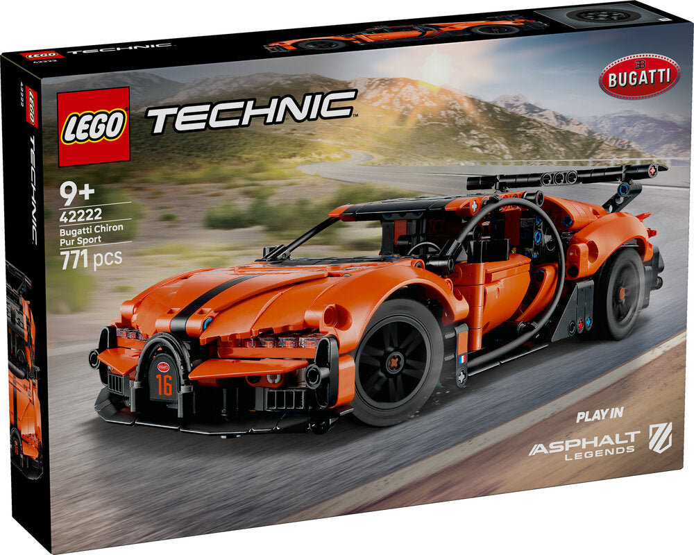 42222 LEGO Technic Bugatti Chiron Pur Sport-hyperbil
