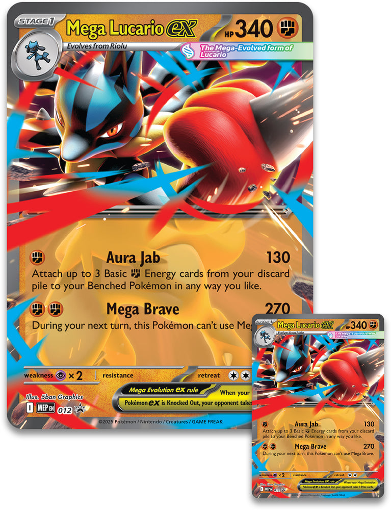 Pokemon Box Figure Mega Lucario ex
