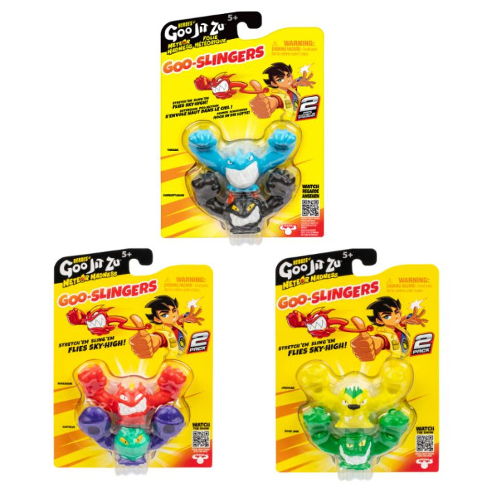 Goo Jit Zu Meteor Madness Slingers 2-Pack Ass