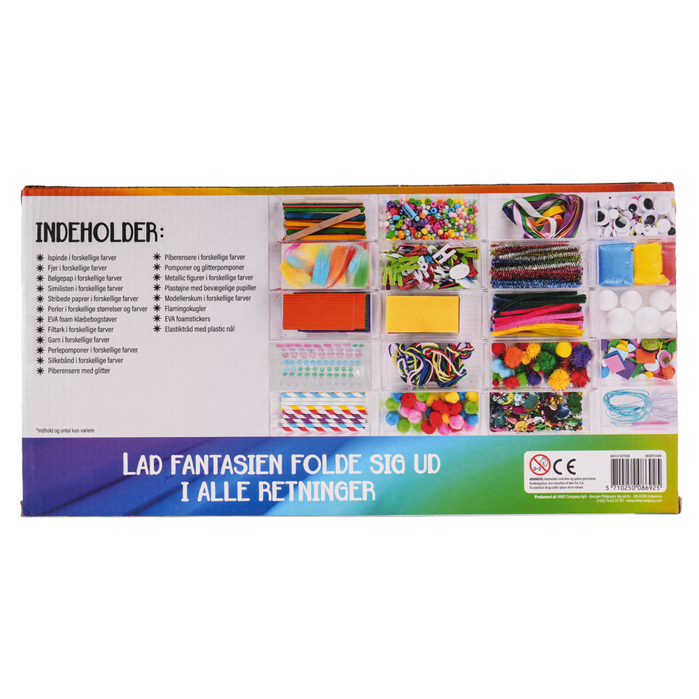 Hobbyboks m/20 skuffer DIY materiale