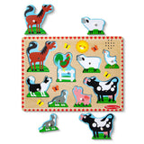 Melissa & Doug Puslespil med lyd, bondegårdsdyr