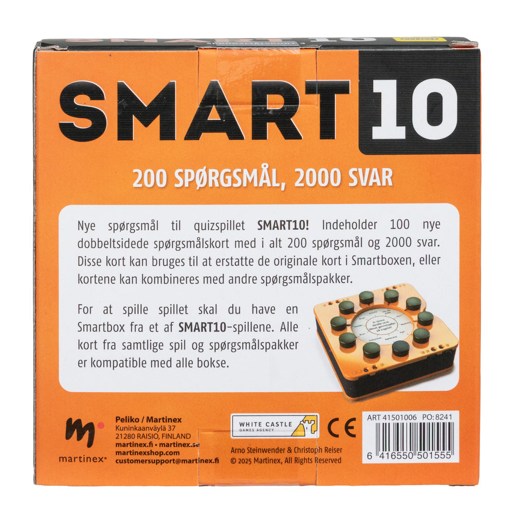 Smart10 Spørgsmålskort, version 3
