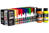 Basics acrylic fluid set 12x118ml row