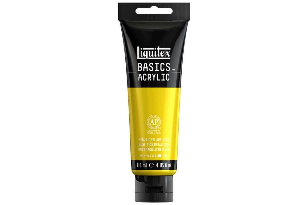 Basics 118ml metallic yellow gold
