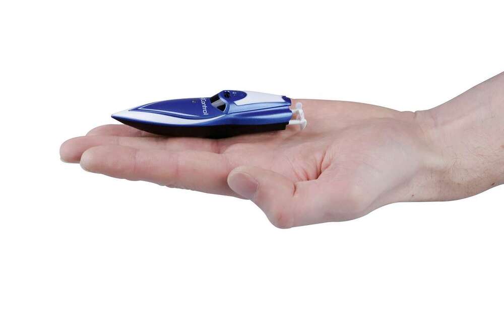 Mini RC Boat "blue" 1:58