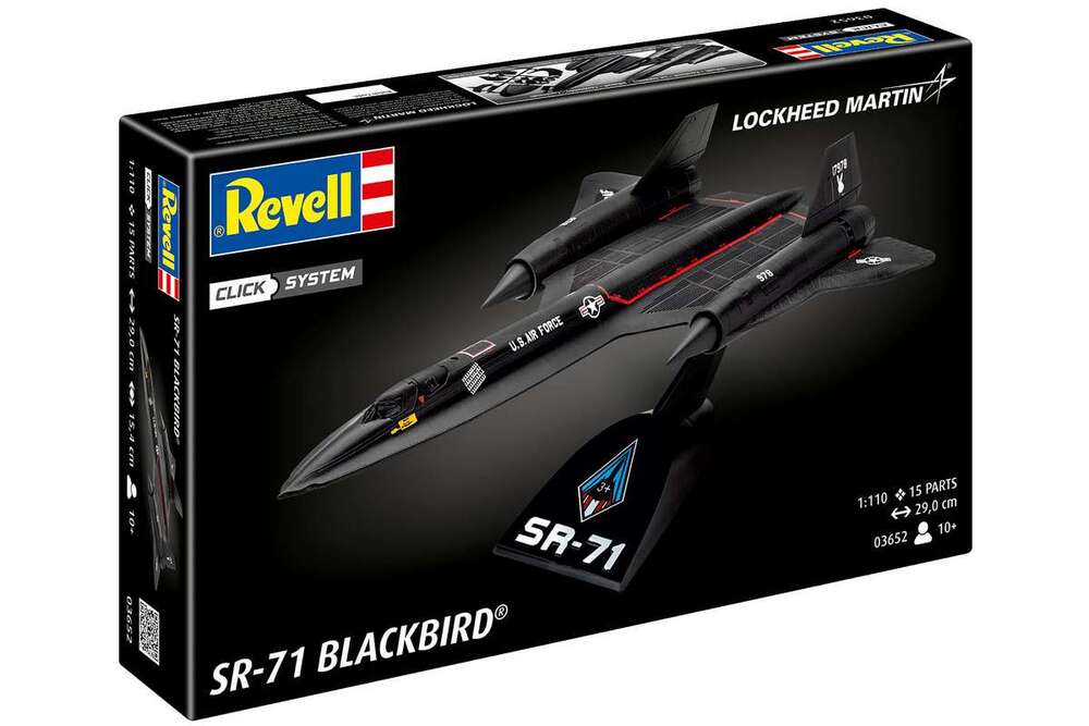 Lockheed SR-71 Blackbird 1:110 click system
