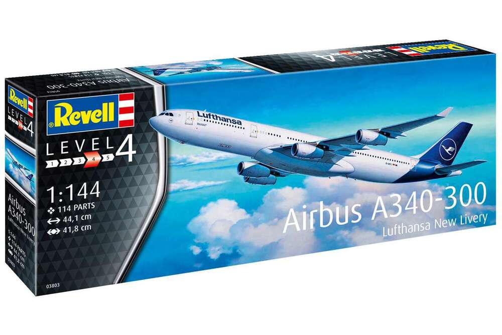 A340-300 Lufthansa New Livery 1:144
