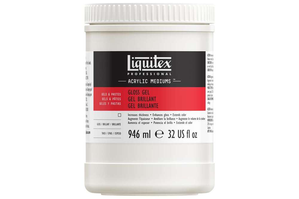 Acrylic medium gloss gel 946ml