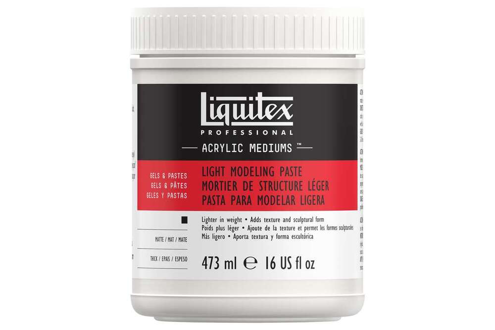 Acrylic medium light modeling paste 473ml