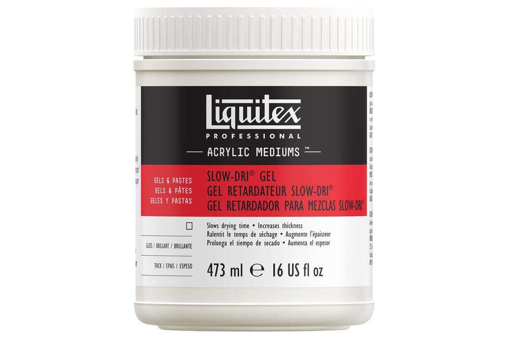 Acrylic medium slow-dri gel 473ml