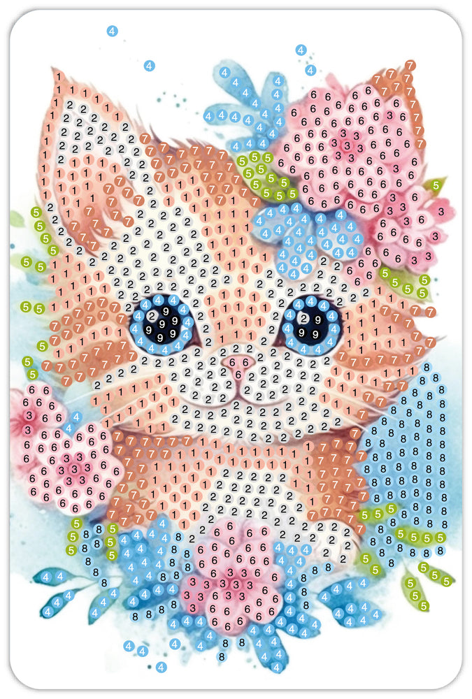 Diamond Art Kat 10X15Cm