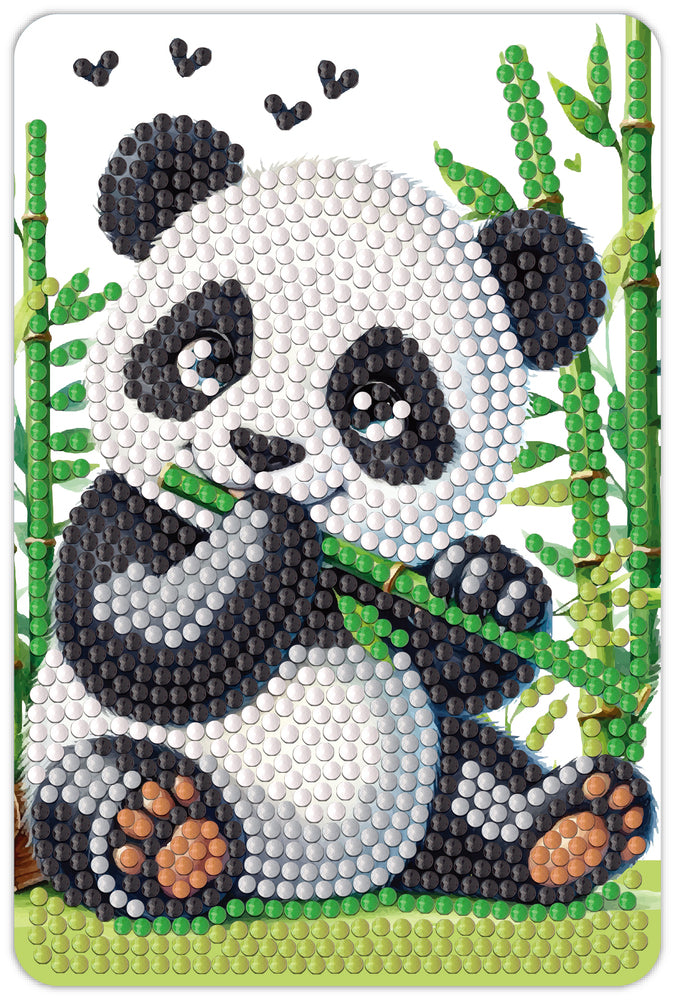 Diamond Art Panda 10X15Cm