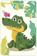 Diamond Art Krokodille 10X15Cm