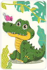 Diamond Art Krokodille 10X15Cm