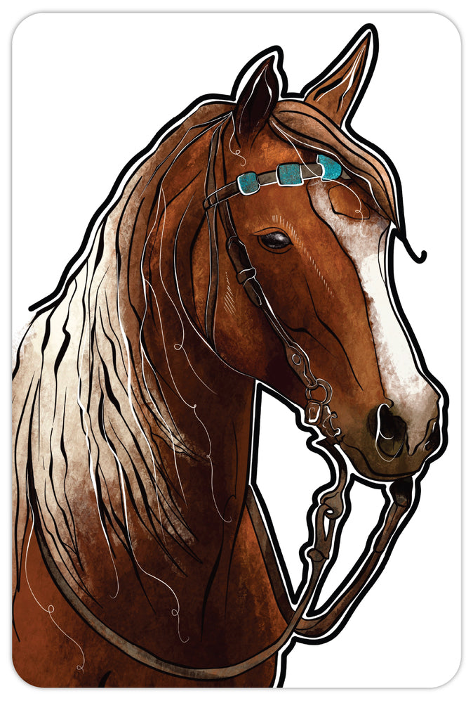 Diamond Art Hest 10X15Cm