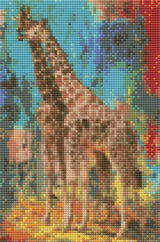 Diamond Art Giraffer 20X30Cm