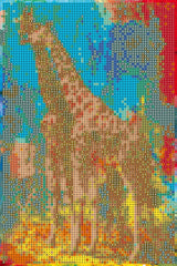 Diamond Art Giraffer 20X30Cm