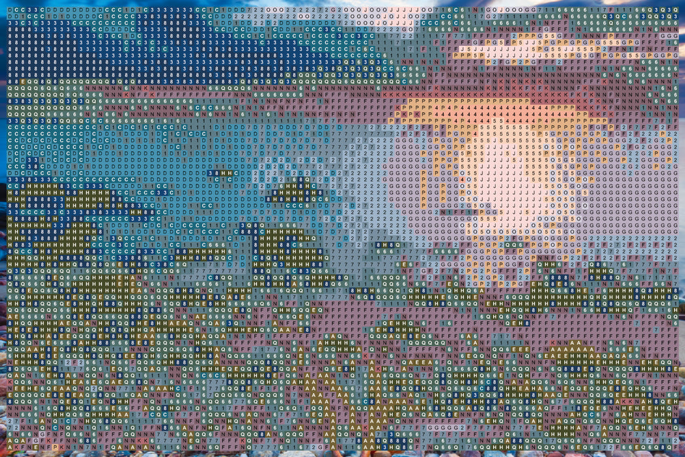 Diamond Art Solnedgang/Vand 20X30Cm