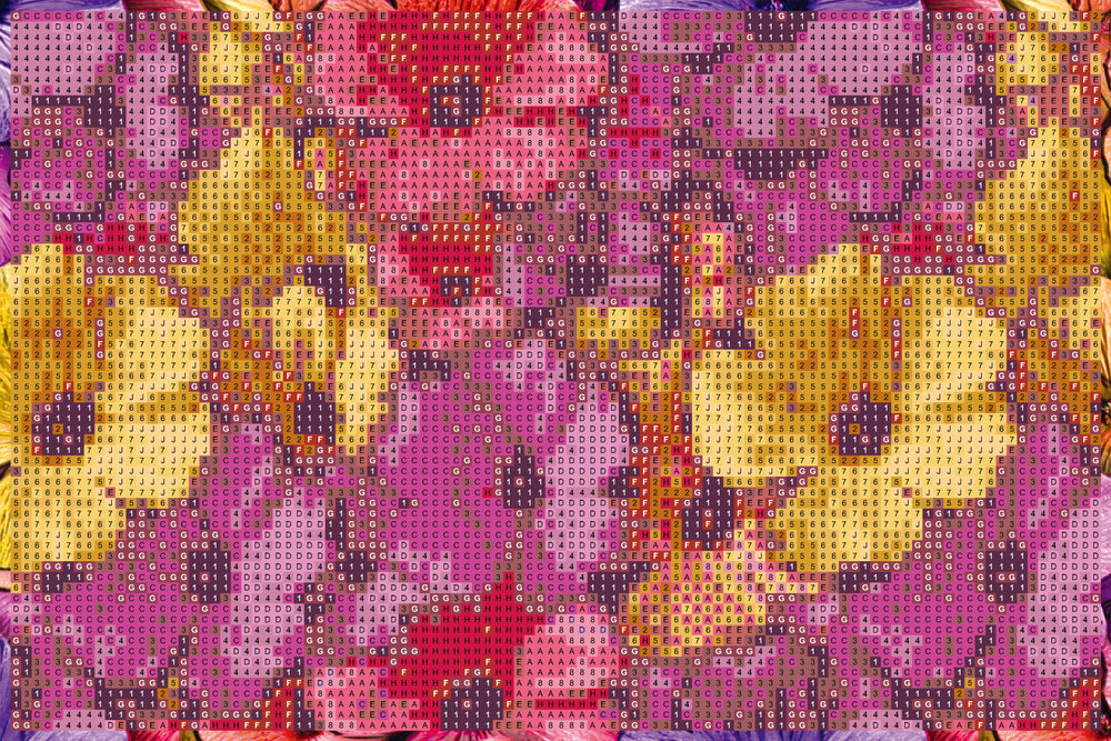 Diamond Art Blomster 20X30Cm