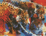 Diamond Art Leoparder 40X50Cm