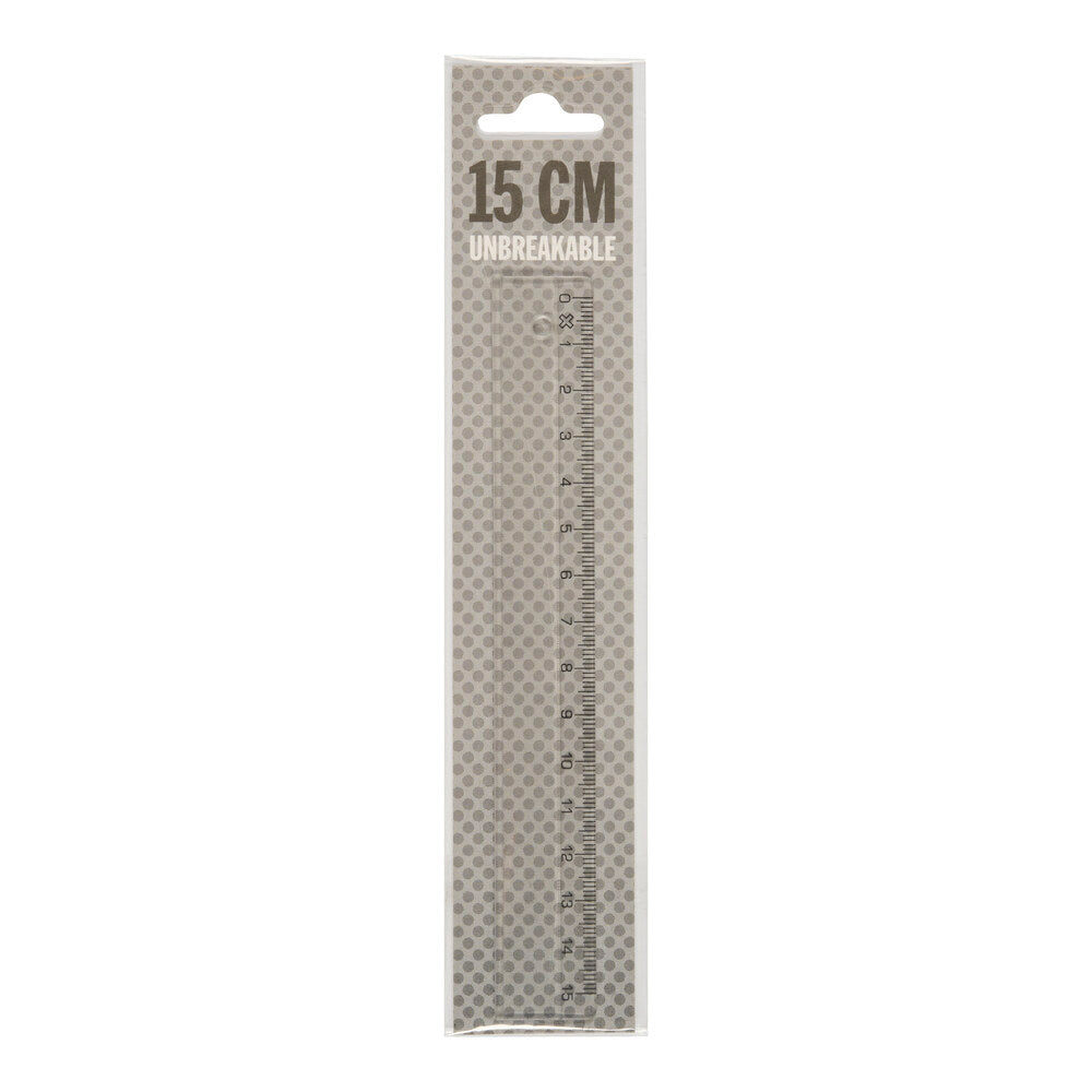 Lineal unbreakable 15cm