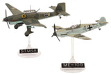 Starter Kit Messerschmitt Bf109E+Ju87B Stuka 1:144