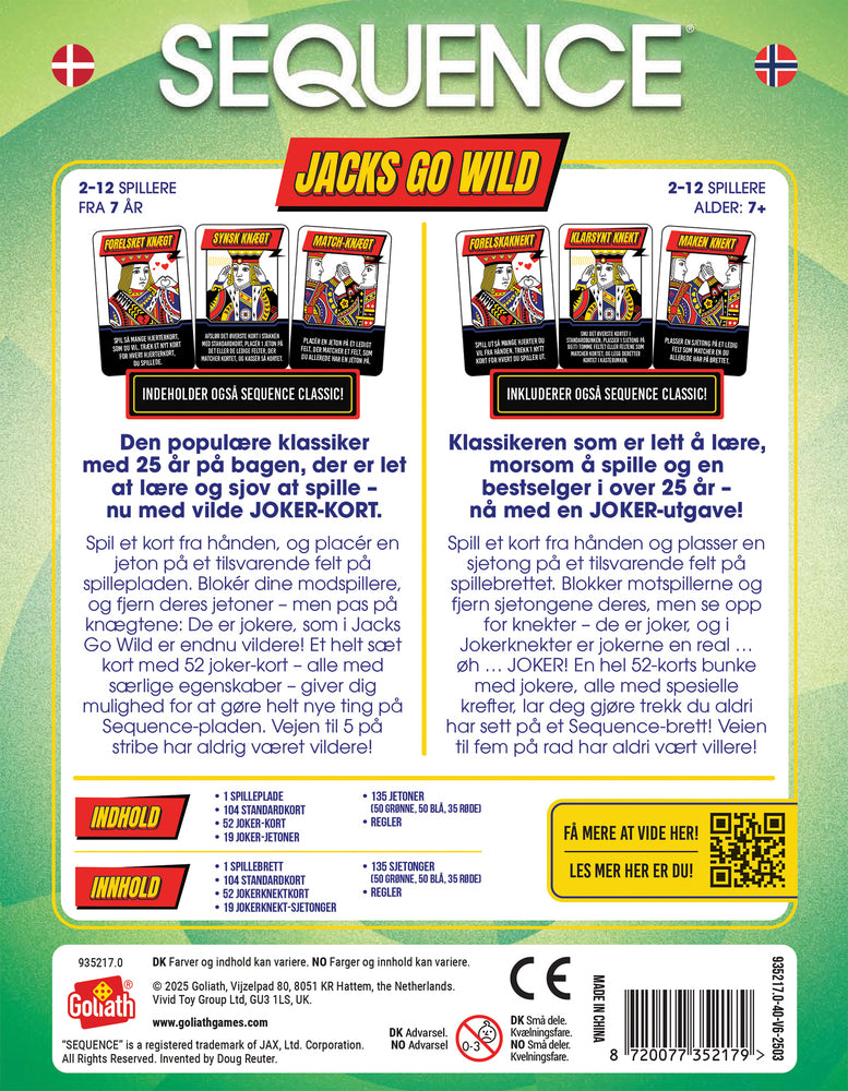 Sequence Jacks Go Wild