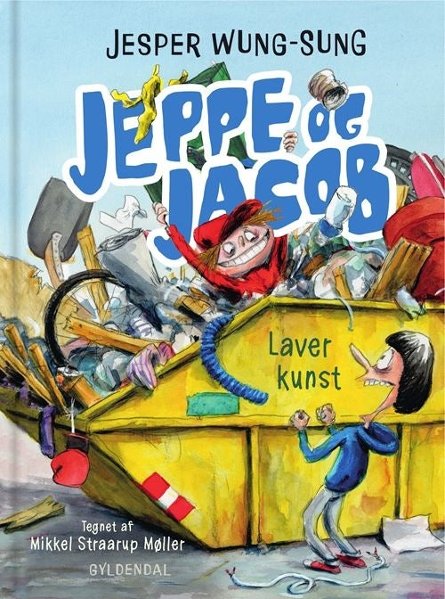 Jeppe og Jacob laver kunst