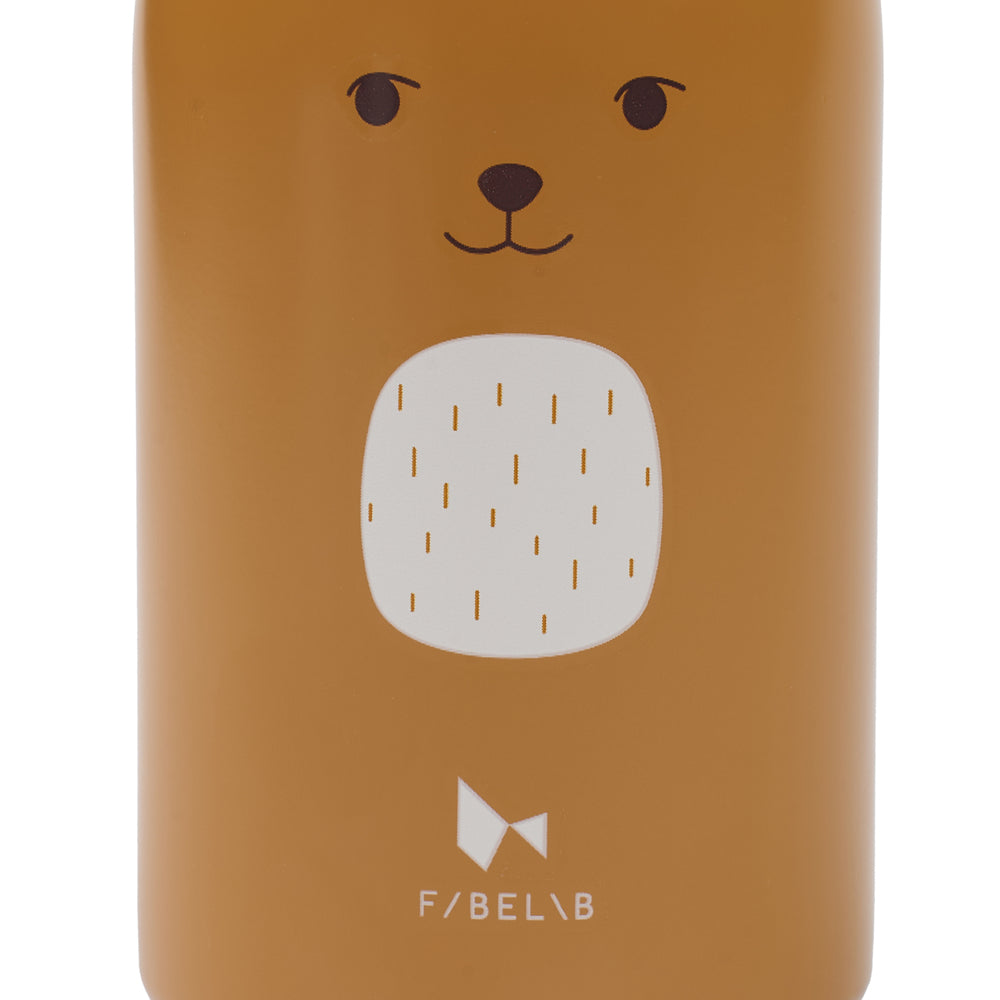 Water bottle - Small - Bear - Ochre