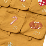 Wall Calendar - Nostalgia embroidery - Ochre