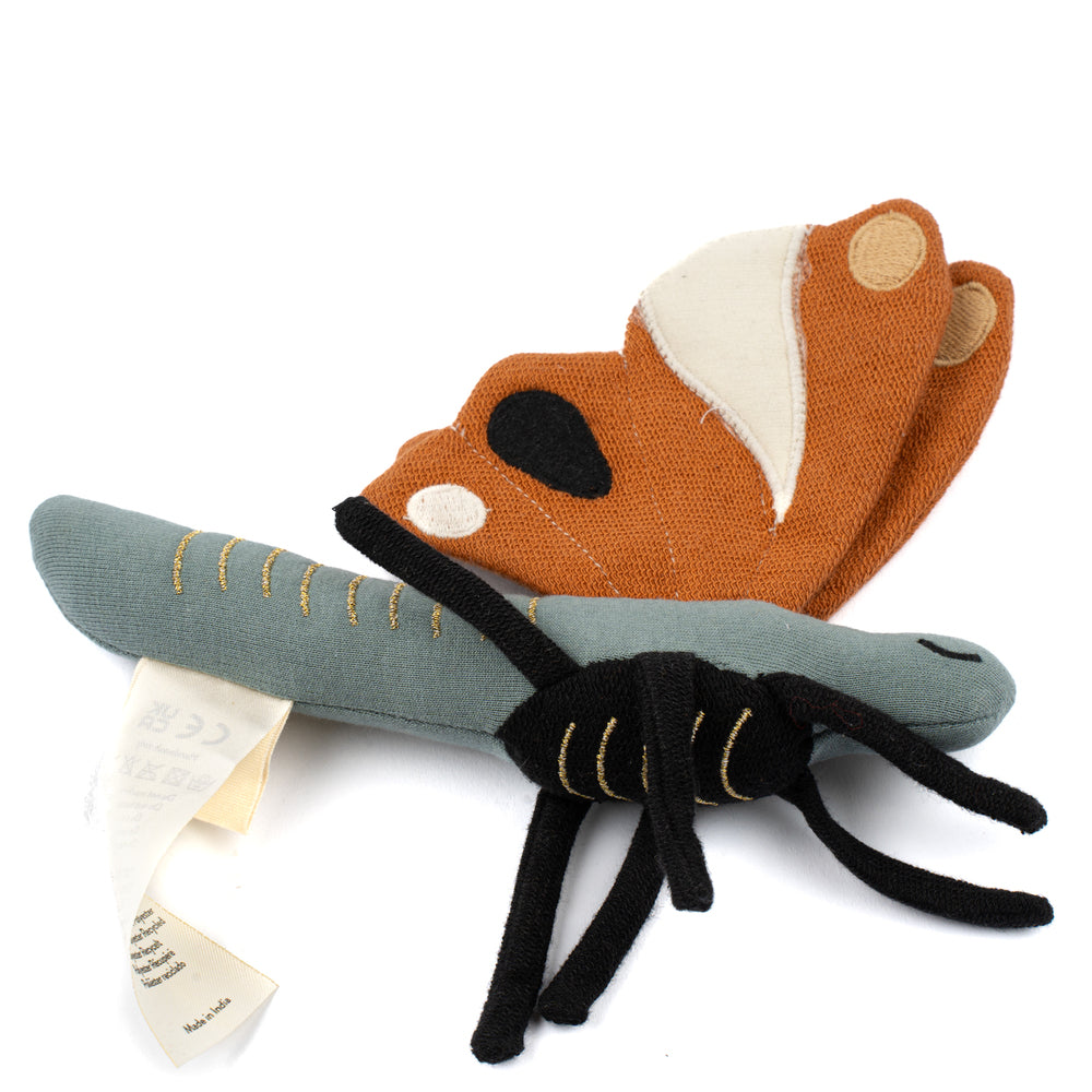 Rattle - Butterfly - Cinnamon