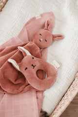 Rattle - Bunny - Ash Rose