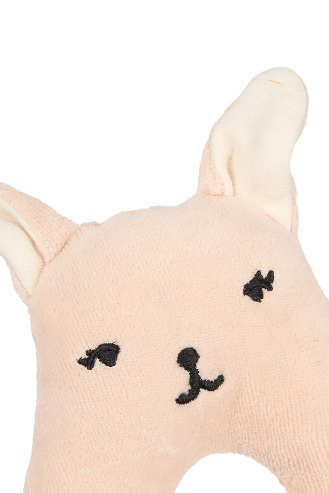 Rattle - Bunny - Peach Whip