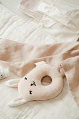 Rattle - Bunny - Peach Whip