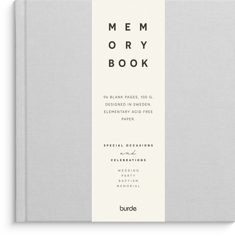 Memorybog Textile Unlined Lysegrå