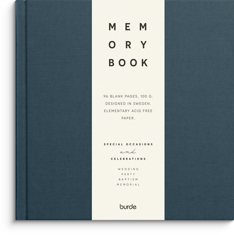 Memorybog Textile Unlined Dark Mørkeblå