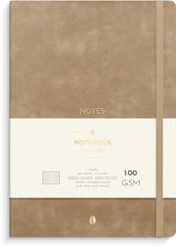 Notesbog Deluxe A5 Smooth Beige