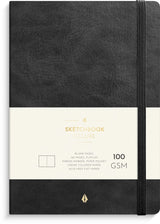 Notesbog Deluxe A5 Blank Black