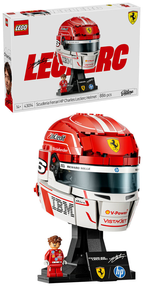 43014 LEGO Editions Vehicles Scuderia Ferrari HP Charles Leclerc-hjelm