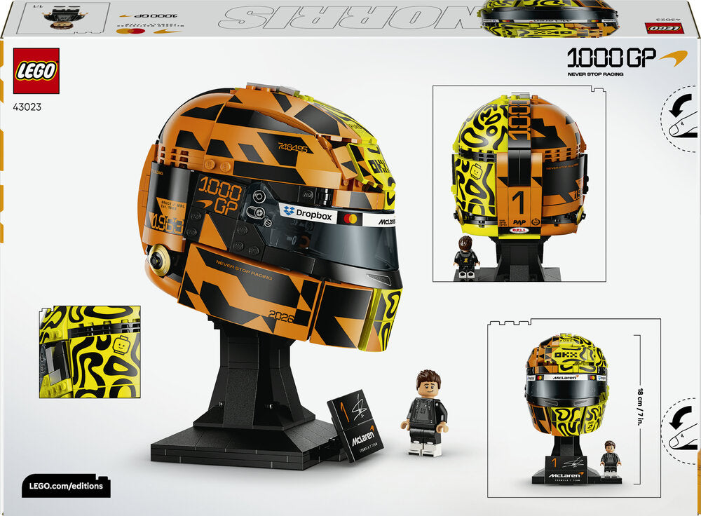 43023 LEGO Editions Formula 1 McLaren Mastercard F1® Team Lando Norris-hjelm