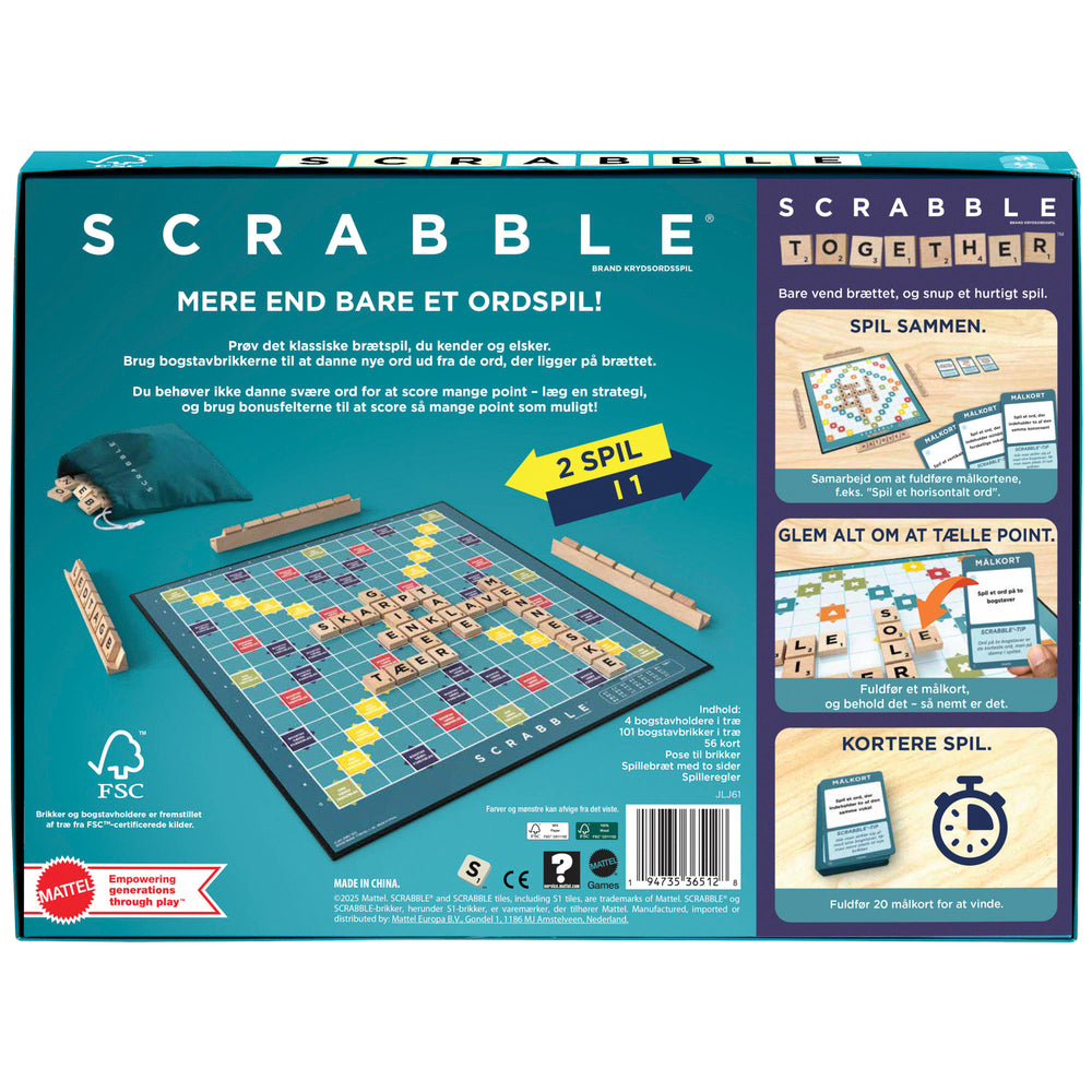 Scrabble Original Træ Edition