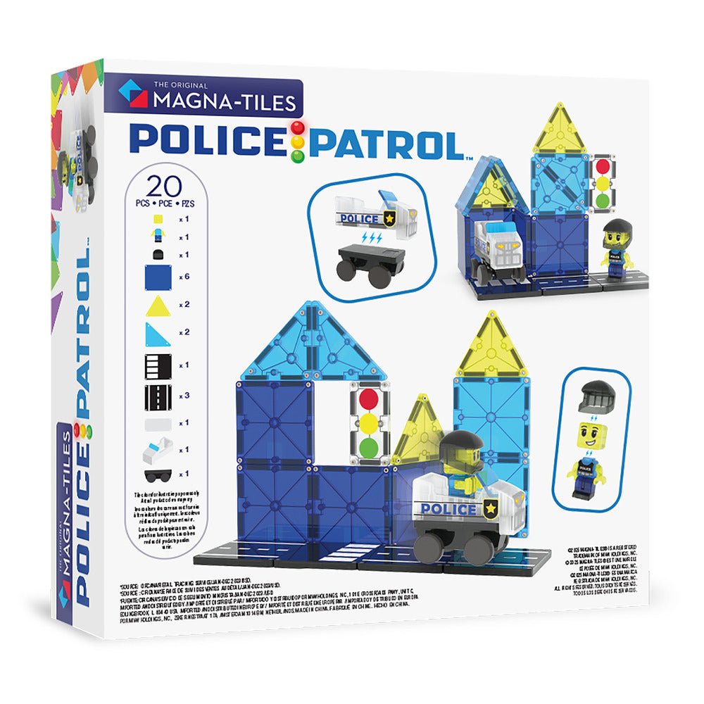 MAGNA-TILES Politipatrulje 20 dele