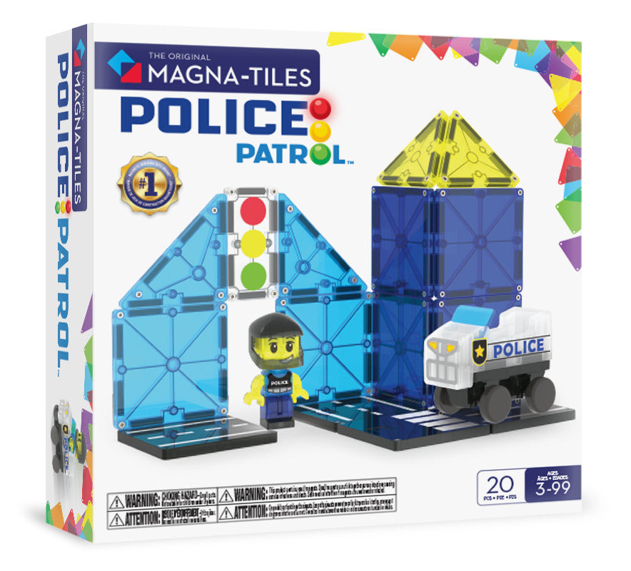 MAGNA-TILES Politipatrulje 20 dele